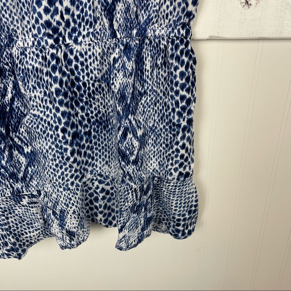 SOFT JOIE Arryn B Blue Snake Print Mini Dress - Picture 6 of 6